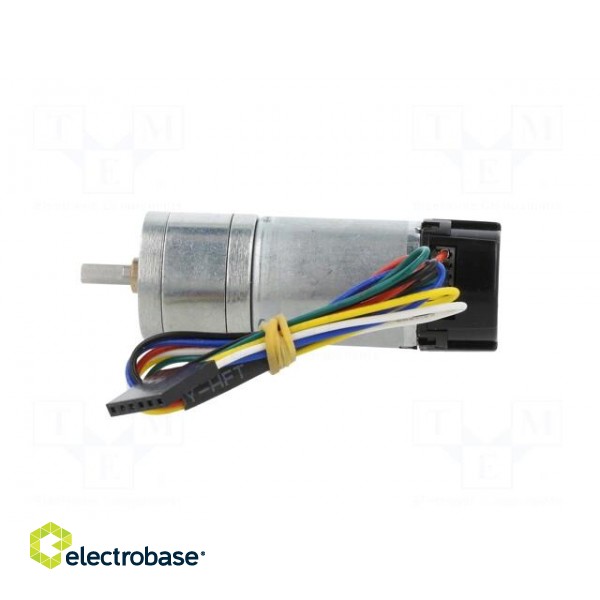 Motor: DC | with encoder,with gearbox | HP | 6VDC | 6.5A | 280rpm | 34: 1 image 3