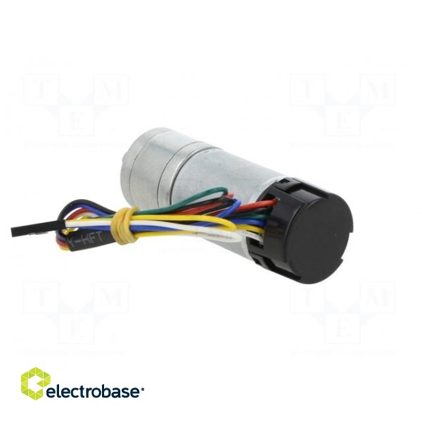 Motor: DC | with encoder,with gearbox | HP | 6VDC | 6.5A | 280rpm | 34: 1 image 4