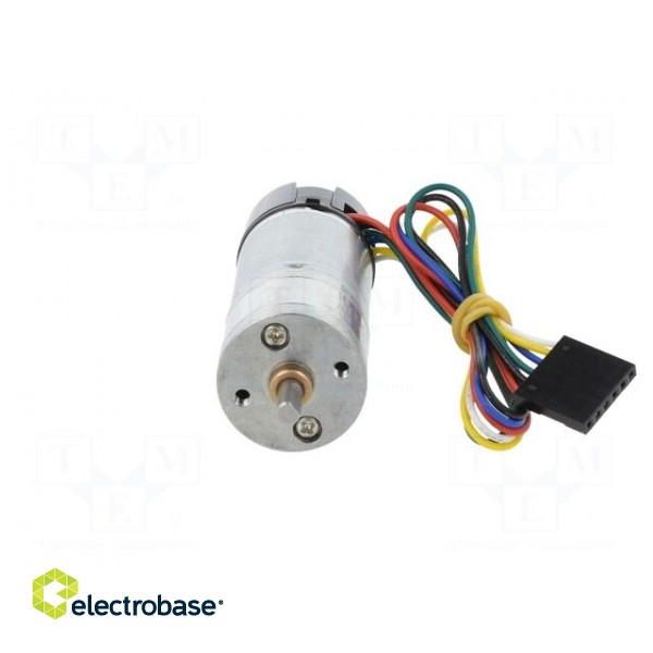 Motor: DC | with encoder,with gearbox | HP | 6VDC | 6.5A | 280rpm | 34: 1 image 9