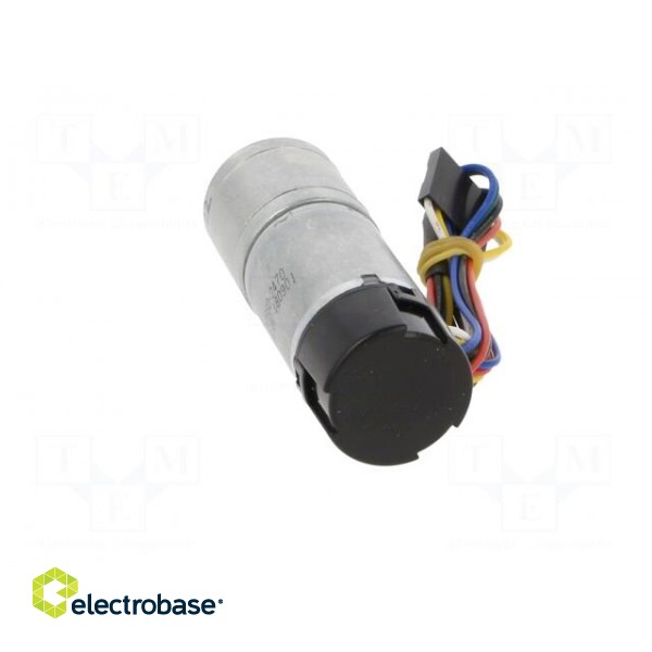 Motor: DC | with encoder,with gearbox | HP | 6VDC | 6.5A | 56rpm | 172: 1 image 5