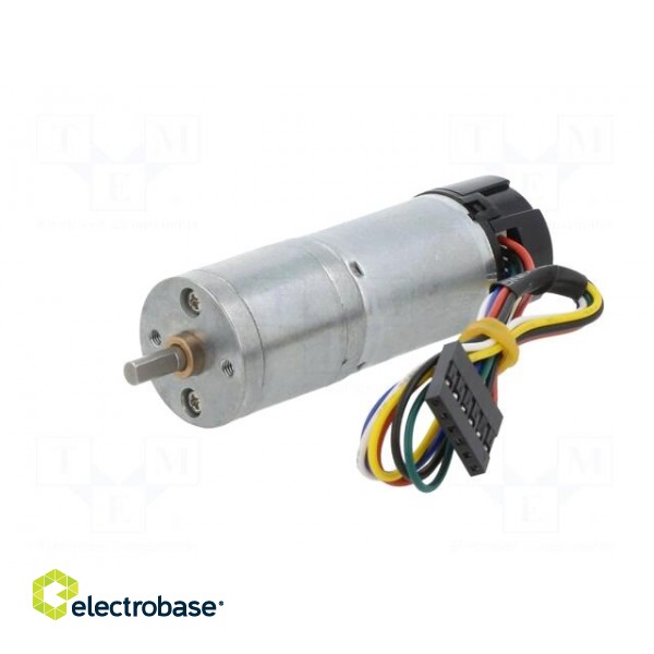 Motor: DC | with encoder,with gearbox | LP | 6VDC | 2.4A | 11rpm | 499: 1 image 2