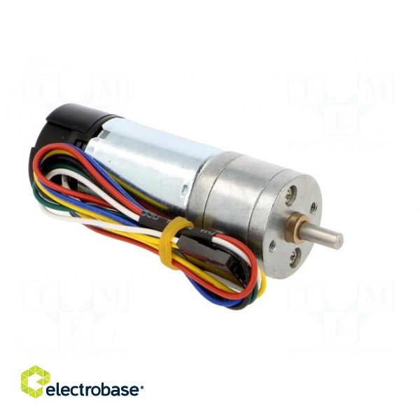 Motor: DC | with encoder,with gearbox | LP | 6VDC | 2.4A | 170rpm | 34: 1 image 8