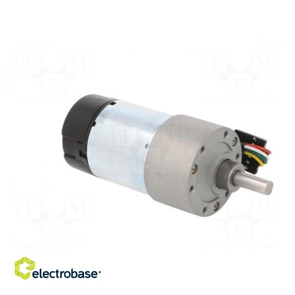 Motor: DC | with gearbox | 6÷12VDC | 5.5A | Shaft: D spring | 330rpm image 8