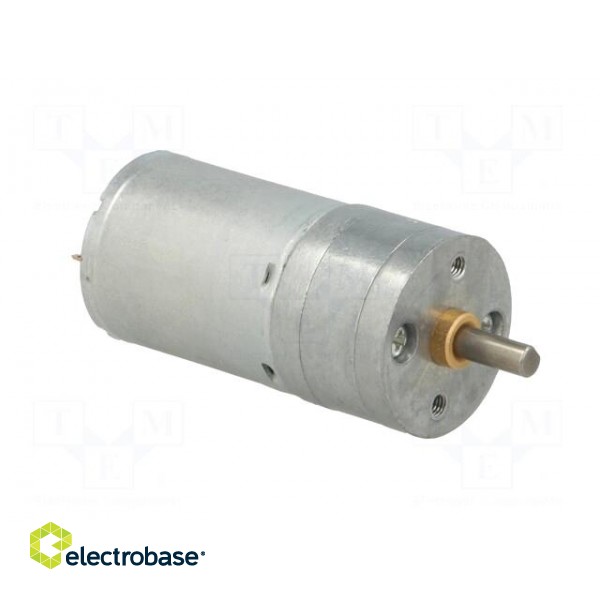 Motor: DC | with gearbox | HP | 12VDC | 5.6A | Shaft: D spring | 1030rpm image 8