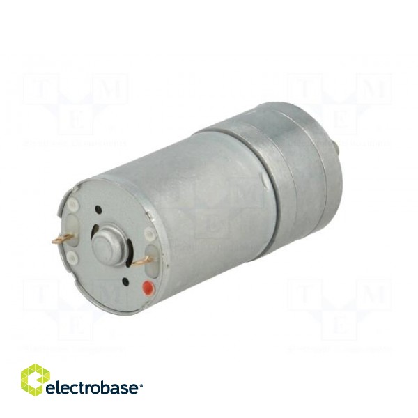 Motor: DC | with gearbox | HP | 12VDC | 5.6A | Shaft: D spring | 1030rpm image 6