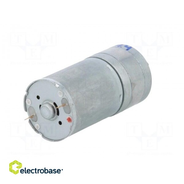 Motor: DC | with gearbox | HP | 12VDC | 5.6A | Shaft: D spring | 2250rpm image 6