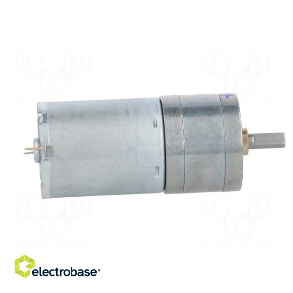 Motor: DC | with gearbox | HP | 12VDC | 5.6A | Shaft: D spring | 500rpm image 7