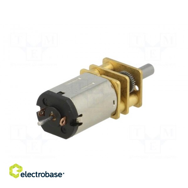 Motor: DC | with gearbox | HPCB 6V | 6VDC | 1.5A | Shaft: D spring | 249: 1 image 6