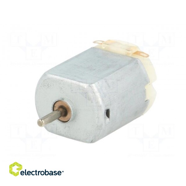 Motor: DC | without gearbox | 3VDC | 800mA | Shaft: smooth | 11500rpm image 2