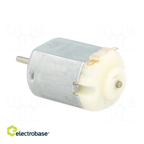Motor: DC | without gearbox | 3VDC | 800mA | Shaft: smooth | 11500rpm image 4