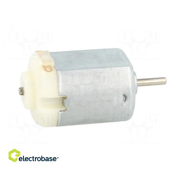 Motor: DC | without gearbox | 3VDC | 800mA | Shaft: smooth | 11500rpm image 7