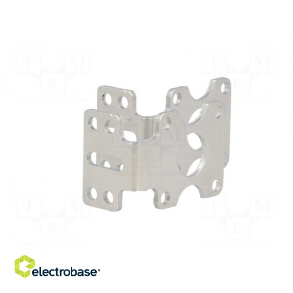 Bracket | silver | for micromotors with gear 120: 1, 200: 1, 228: 1 paveikslėlis 6