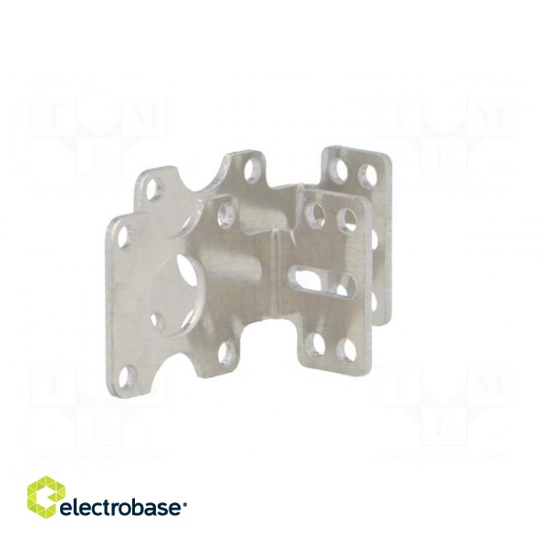 Bracket | silver | for micromotors with gear 120: 1, 200: 1, 228: 1 image 2