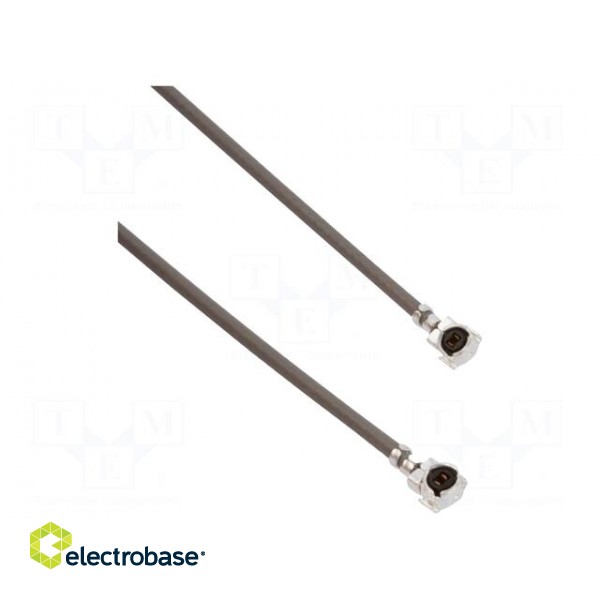 Cable: coaxial | Cable: 1.13 mm Micro-cable | 0.039m | female | female image 2