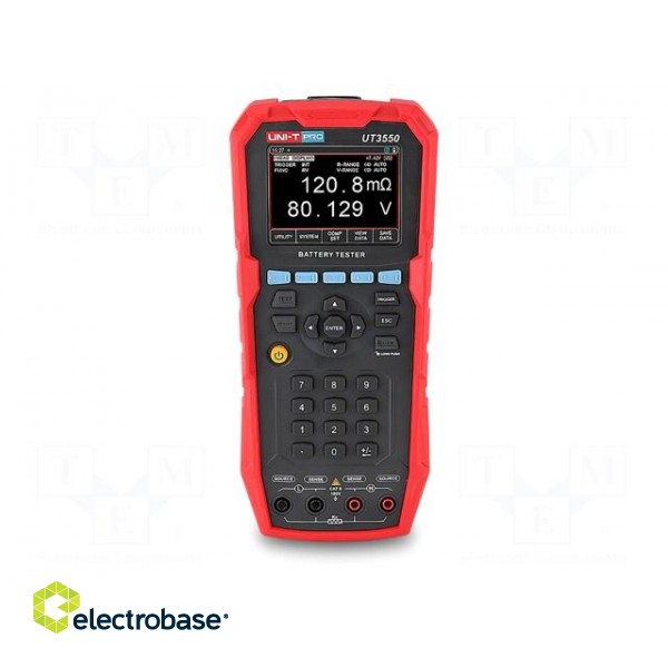 Tester: rechargeable batteries | 100uV÷100V | Display: OLED