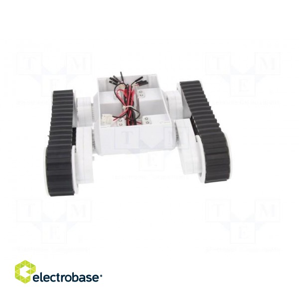 Tracked chassis | white | 245x225x75mm | 7.2VDC | Mot.qty: 2 image 5