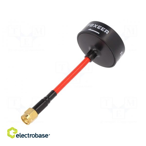 Antenna | black | 12g | SMA | 5.8GHz | 35x105mm | 50Ω | Antenna: WiFi | 3dBi image 1