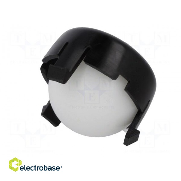 Ball casters | black | Kit: ball,housing | push-in | Tip mat: plastic image 6