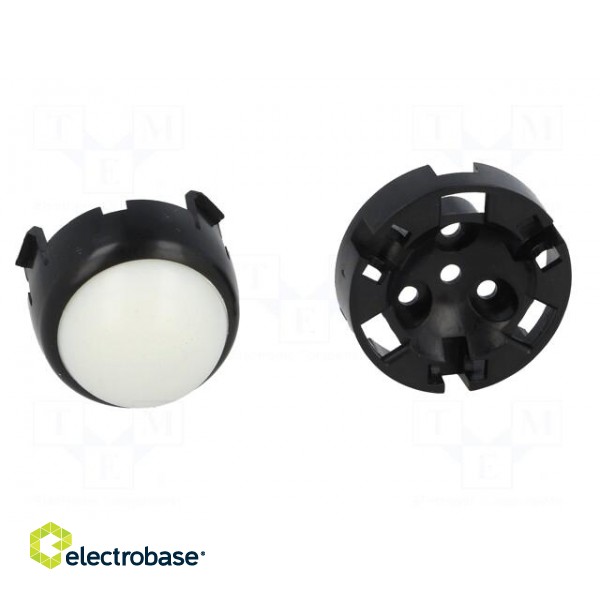 Ball casters | Kit: ball,housing | screw | Ø: 34mm | Tip mat: plastic image 9