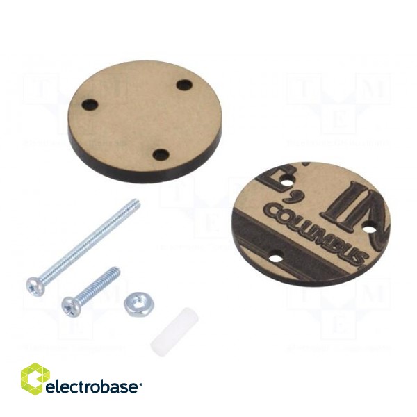 Ball casters | screw | Ø: 25.4mm | Tip mat: plastic | H: 27.9mm image 2