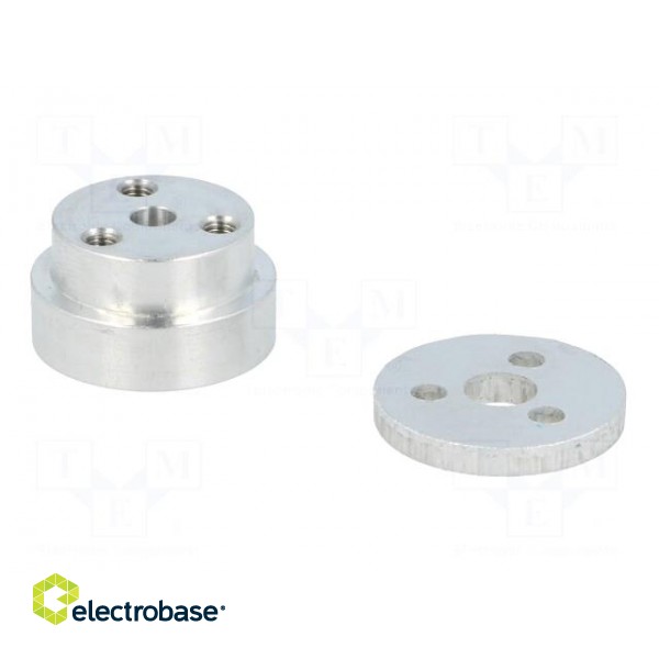 Bracket wheel | Kit: adapter,mounting screws | Shaft: D spring image 2
