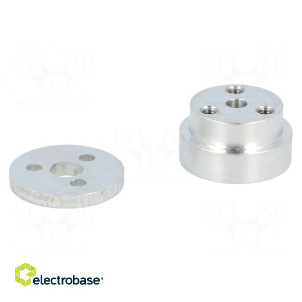 Bracket wheel | Kit: adapter,mounting screws | Shaft: D spring image 5