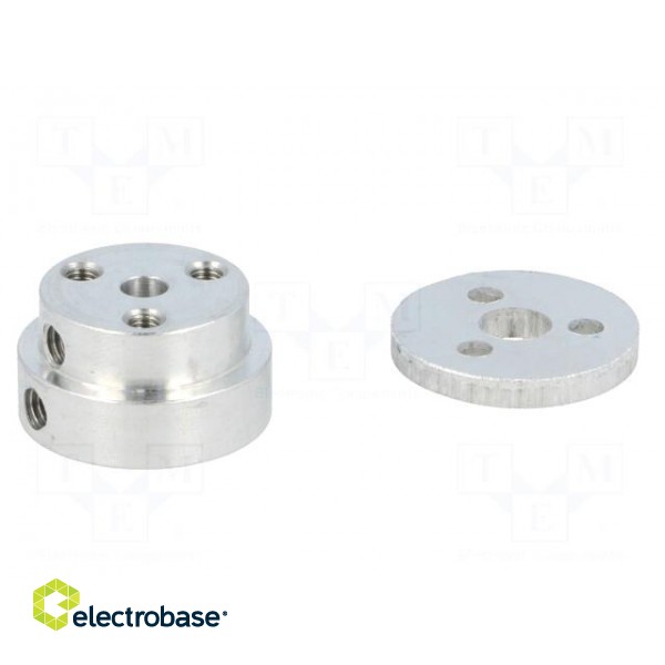Bracket wheel | Kit: adapter,mounting screws | Shaft: D spring image 9