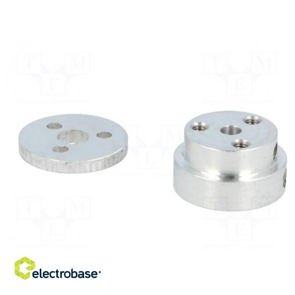 Bracket wheel | Kit: adapter,mounting screws | Shaft: D spring image 6