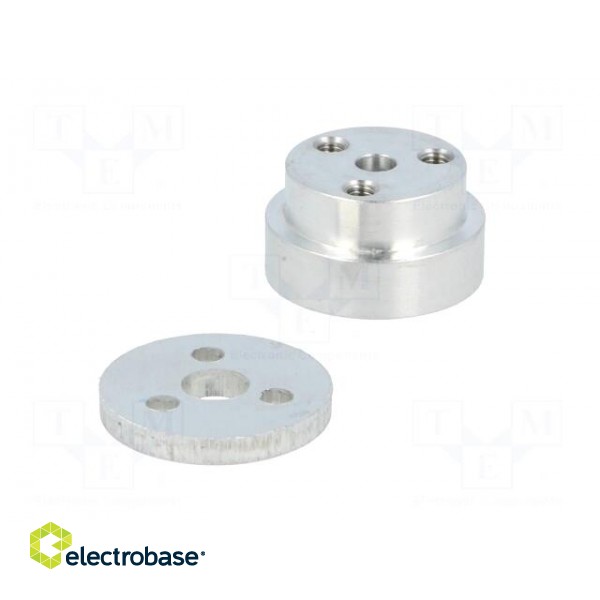 Bracket wheel | Kit: adapter,mounting screws | Shaft: D spring image 4