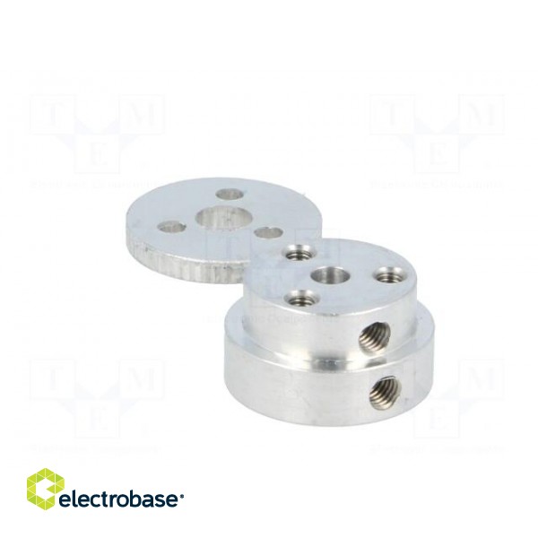 Bracket wheel | Kit: adapter,mounting screws | Shaft: D spring image 7