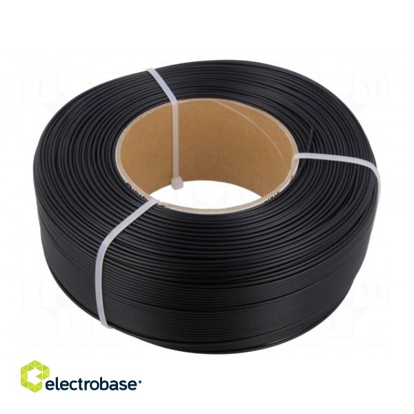 Filament: ABS+ | 1.75mm | black | 230÷270°C | 1kg | Table temp: 80÷110°C