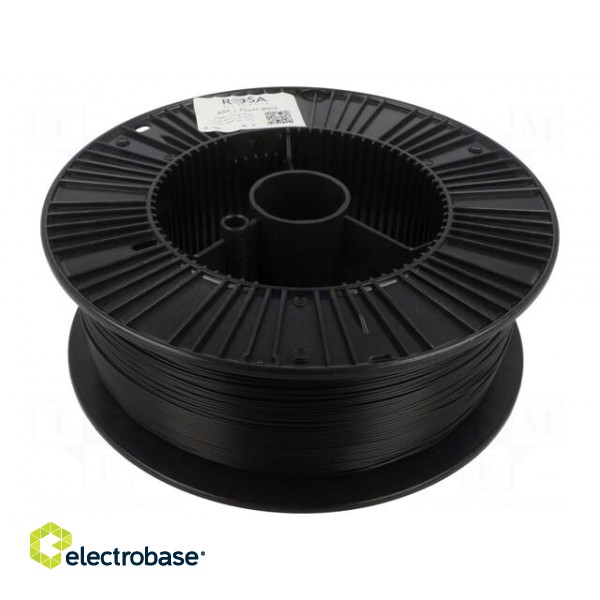 Filament: PET-G | 1.75mm | black | 220÷250°C | 3kg | Table temp: 60÷80°C