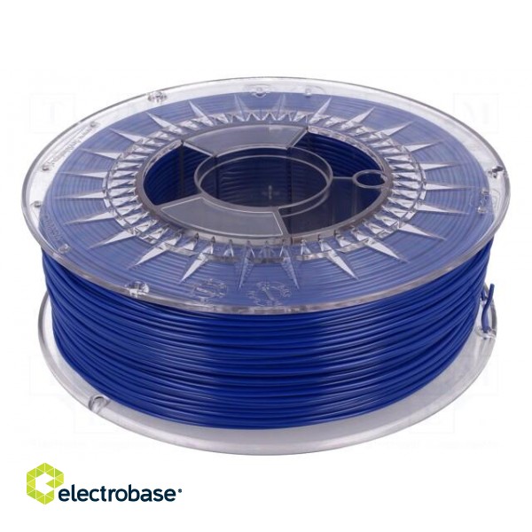 Filament: PET-G | Ø: 1.75mm | blue | 220÷250°C | 1kg