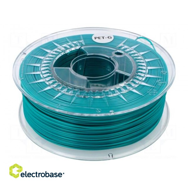 Filament: PET-G | Ø: 1.75mm | emerald-green | 220÷250°C | 1kg