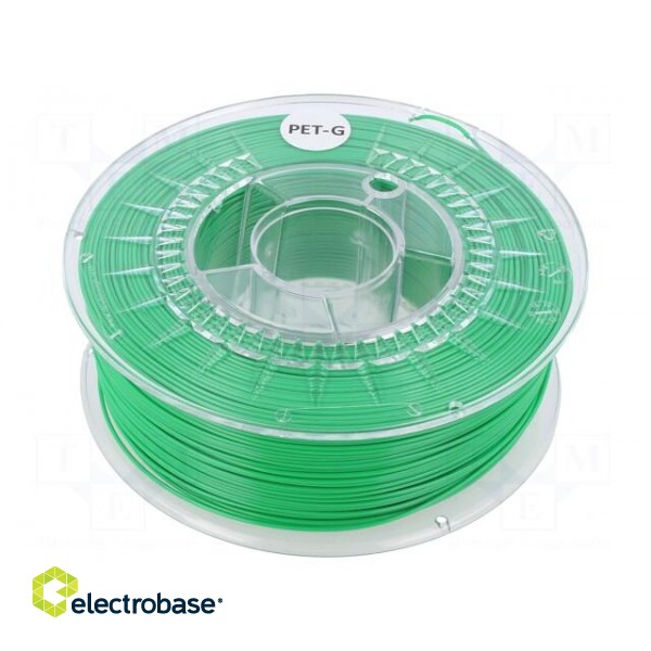 Filament: PET-G | Ø: 1.75mm | light green | 220÷250°C | 1kg