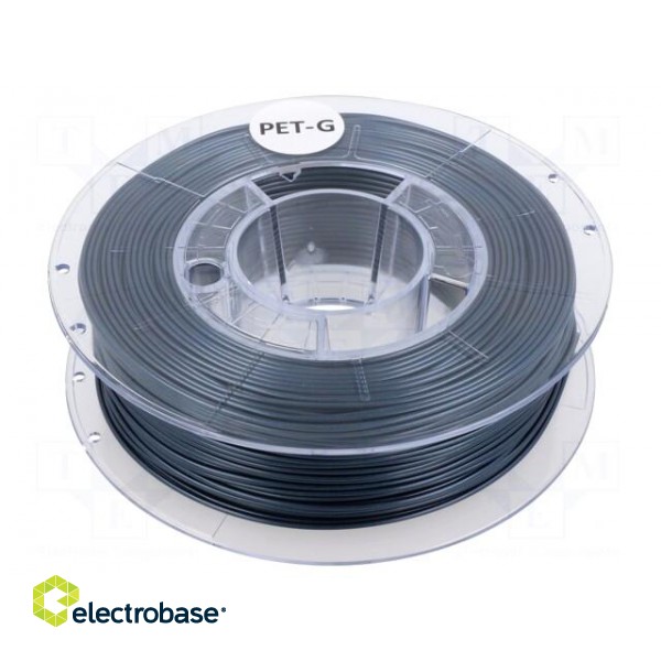 Filament: PET-G | Ø: 1.75mm | light steel | 220÷250°C | 330g