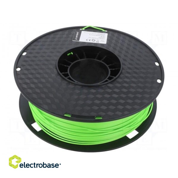 Filament: PLA+ | 1.75mm | green | 195÷235°C | 1kg