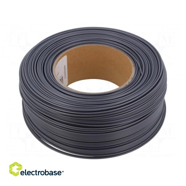 Filament: PLA | 1.75mm | grey | 185÷225°C | 1kg | Table temp: 40÷60°C