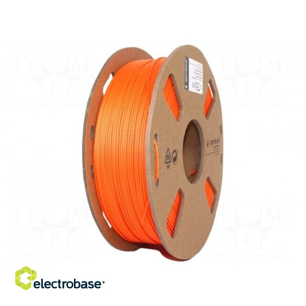 Filament: PLA | 1.75mm | orange | 190÷220°C | 1kg