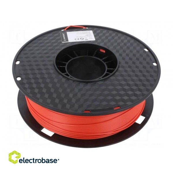 Filament: PLA+ | 1.75mm | red | 195÷235°C | 1kg
