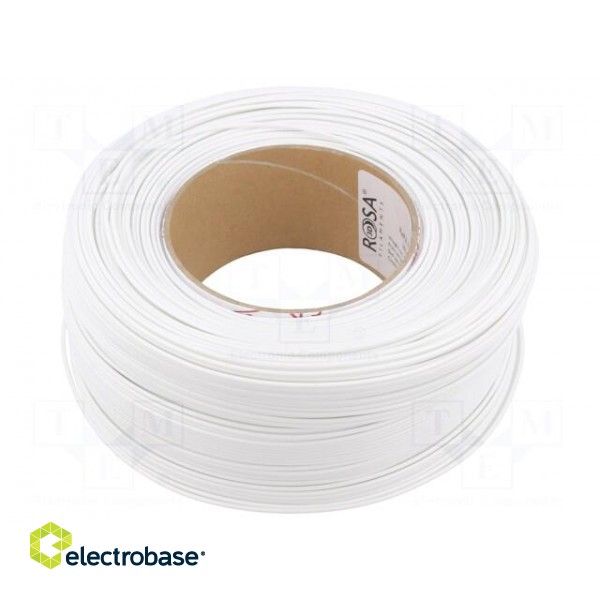 Filament: PLA | 1.75mm | winter white | 185÷225°C | 1kg | ROSA-4172