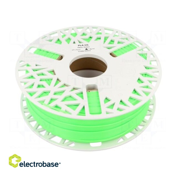 Filament: PLA High Speed | 1.75mm | green | 180÷240°C | 1kg