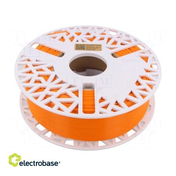 Filament: PLA High Speed | 1.75mm | orange | 180÷240°C | 1kg