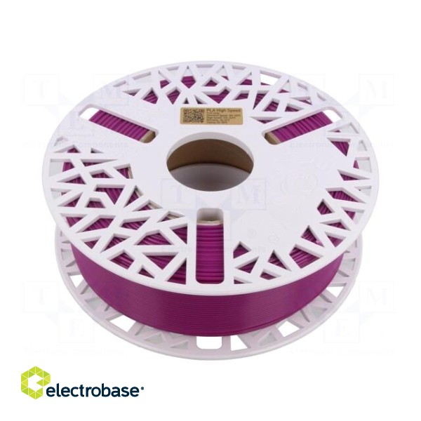 Filament: PLA High Speed | 1.75mm | violet | 180÷240°C | 1kg
