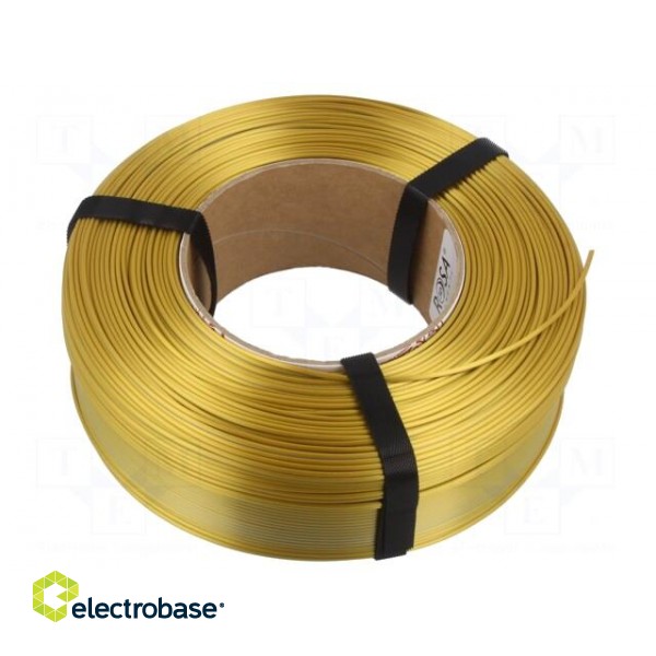 Filament: PLA Magic Silk | 1.75mm | gold-sliver | 195÷225°C | 1kg