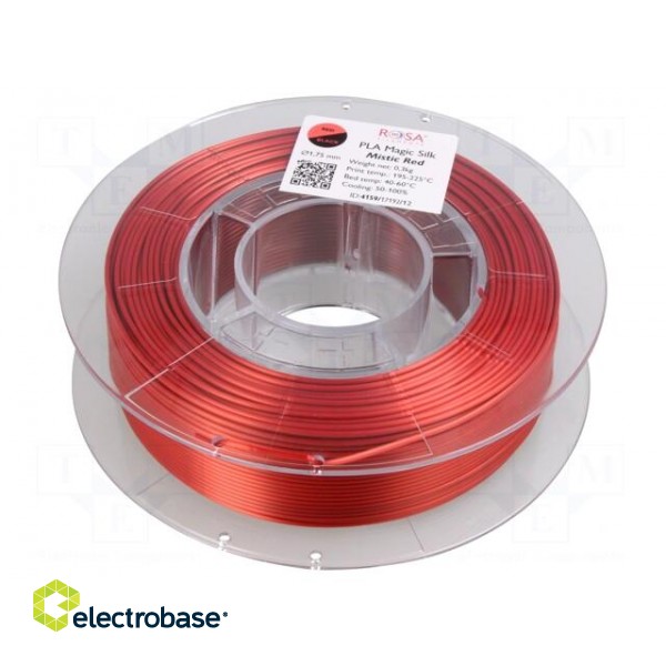 Filament: PLA Magic Silk | 1.75mm | mistic red | 195÷225°C | 300g