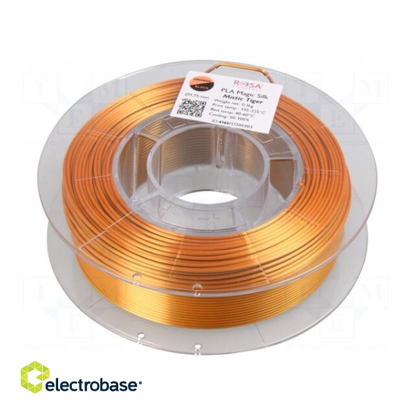 Filament: PLA Magic Silk | 1.75mm | mistic tiger | 195÷225°C | 300g