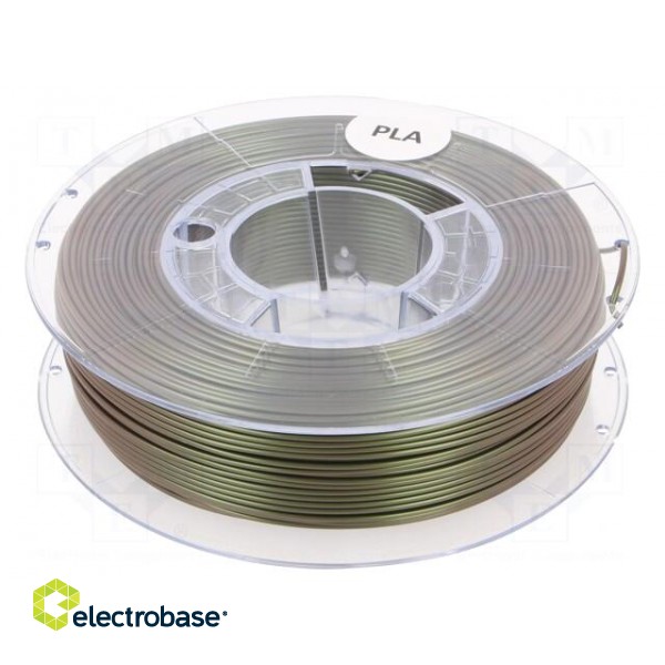 Filament: PLA | Ø: 1.75mm | metallic green | 200÷235°C | 330g