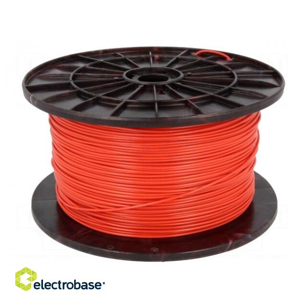 Filament: PLA | 1.75mm | red | 200÷235°C | 1kg | ±0,05mm