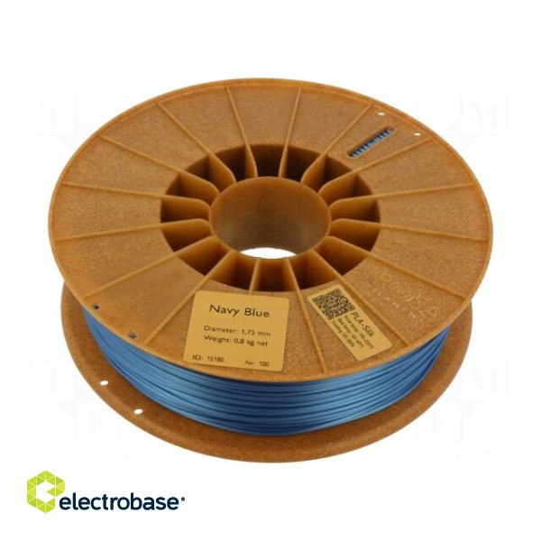Filament: PLA SILK | 1.75mm | navy blue | 195÷225°C | 800g